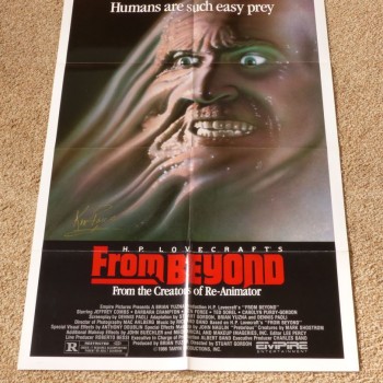 FROM BEYOND US One Sheet 27X41 Signed Ken Foree (1)